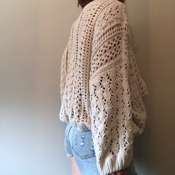 Forever 21 crochet chenille sweater - Picture 3 of 4